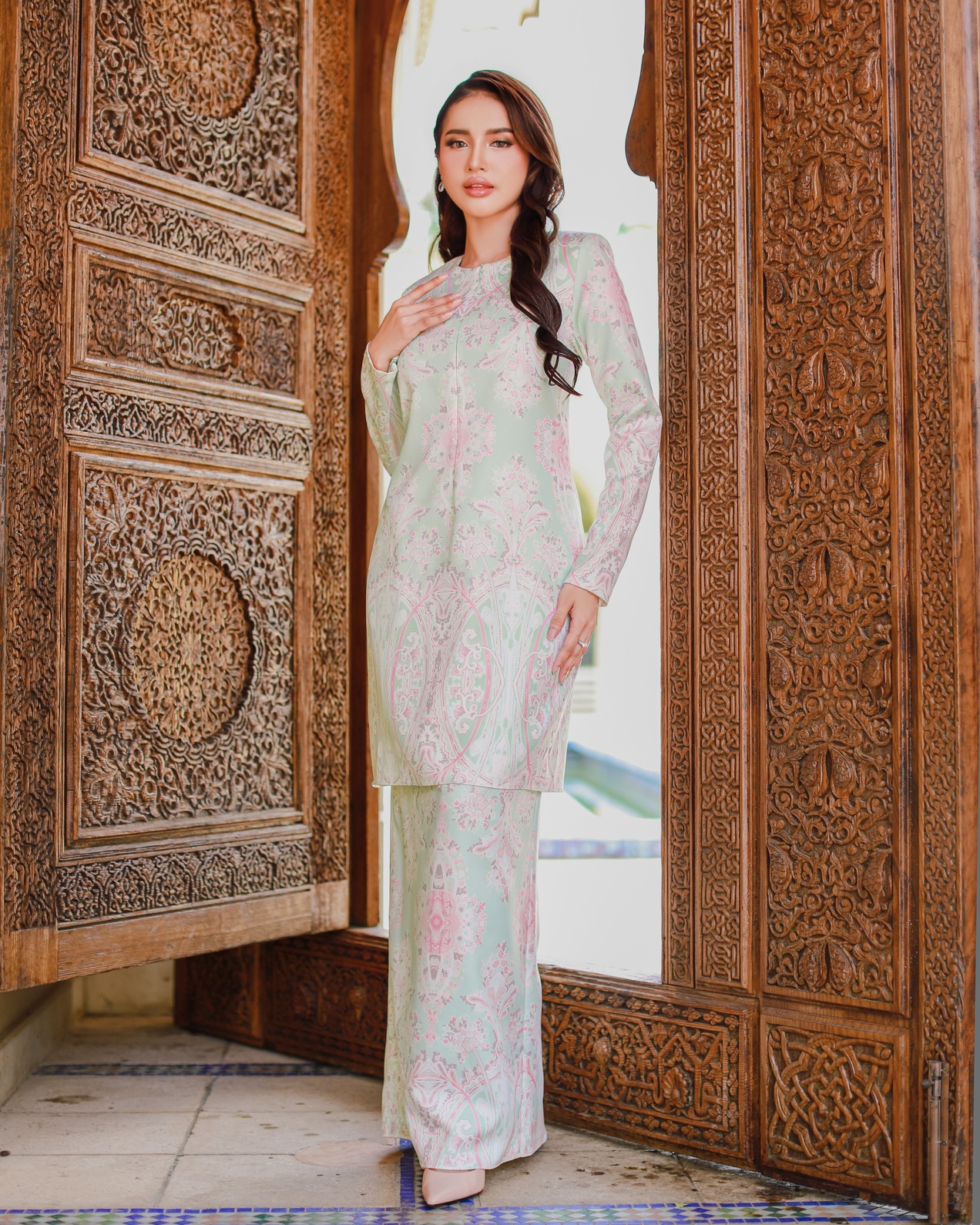 SEKAR KURUNG - MINT GREEN